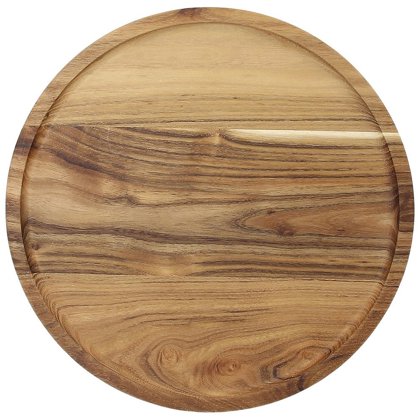 TAGLIERE TONDO S/M.28h1,7 TEAK