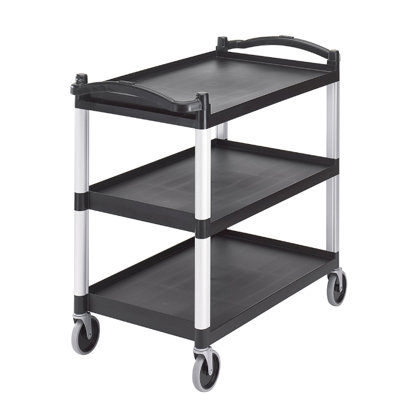 CARRELLO 3P.NERO POLIPR.102x54xh95 BUL