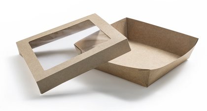 BOX 150 CONTEN. 21,5x21,5x7 CART.AVANA