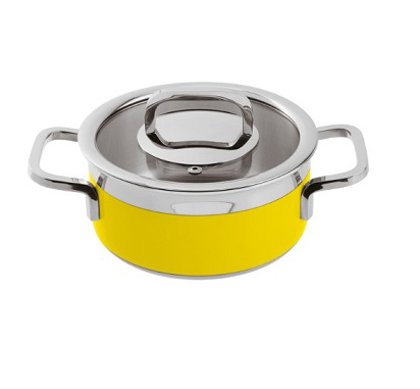 CASSERUOLA C/C 2M Ø24 INDUZ. 3PLY GIALLO