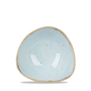 BOWL TRIANGOLARE 19 AZZURRO STONECAST