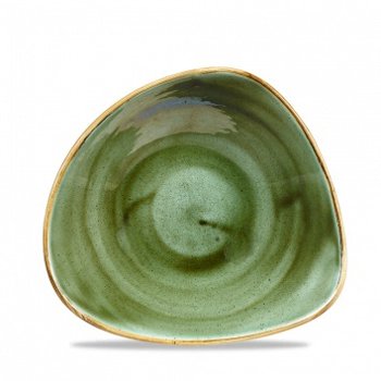 BOWL TRIANGOLARE 24 VERDE S. STONECAST