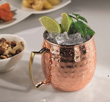 CARAFFA MOSCOW MULE 59cl.RAME MARTELL.