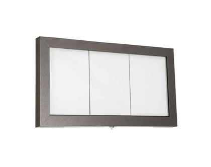 DISPLAY A LED ACCIAIO NERO 3 FOGLI A4