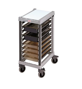 CARRELLO PLAS. 9 TEGLIE GN 1/1 CAMBRO