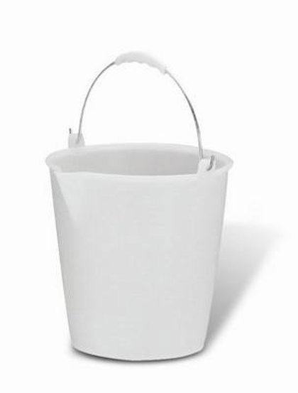 SECCHIO C/BECCO 15LT. BIANCO GIGAN