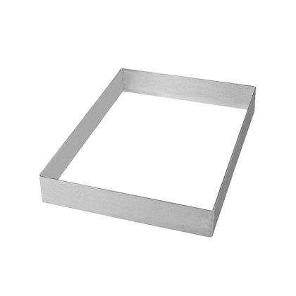 STAMPO RETTANG.INOX 18x58 PASTICCERIA