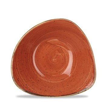 BOWL TRIANGOLARE 24 ARANCIO STONECAST