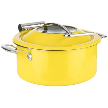 CHAFING DISH TONDO  INDUZIONE GIALLO UAP-00001075