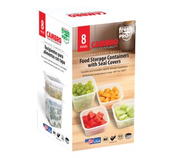 SET 4 BACINELLE IMPILABILI C/COPERCHIO