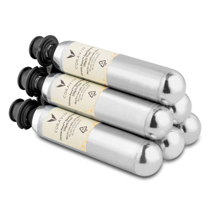 C/6 CAPSULE CO2 PURE PER SPUMANTE CORAVIN