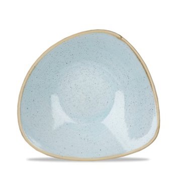 BOWL TRIANGOLARE 24 AZZURRO STONECAST