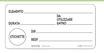 C/500 ETICHETTE RIMOVIBILI S.L. 50x100