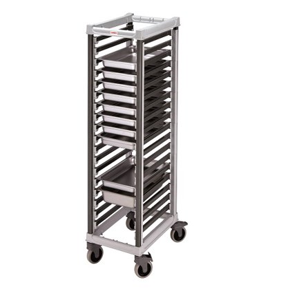 CARRELLO PLASTICA 18TEGLIE GN1/1 H.170 BUL