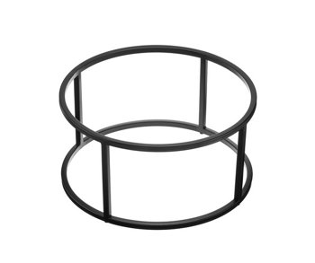 ALZATAxBUFFET TONDA NERA 32h16 METALLO