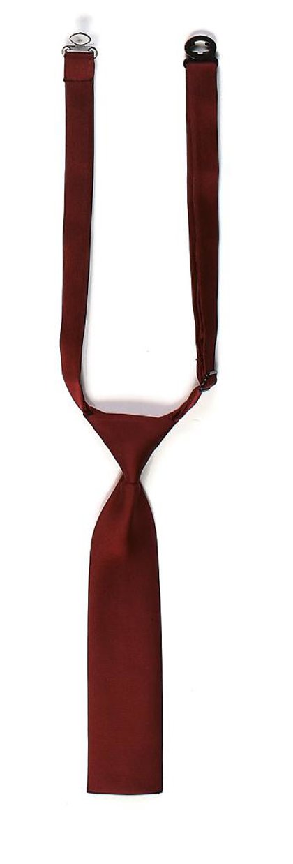 CRAVATTA DONNA TINTA UNITA BORDEAUX