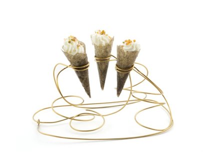 SUPPORTO LABIRINTH XS  x 3 CONI ORO
