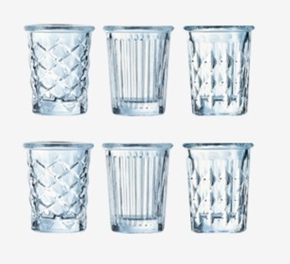 C/6 BICCHIERI NEW YORK SHOTTINO 3,4cl. ARC