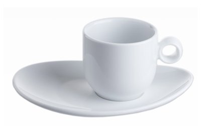 PIATTO CAFFE' 15 BIANCO DIXY LAND 000