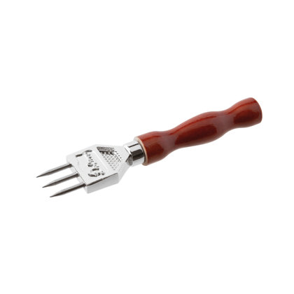 ROMPIGHIACCIO 3 PUNTE 18cm FAGGIO/INOX