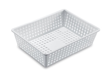 CESTA FORATA 50x34x11 BIANCA GIGAN