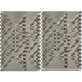 STAMPO SILICONE 40x30 9 TRIANG. 120x10