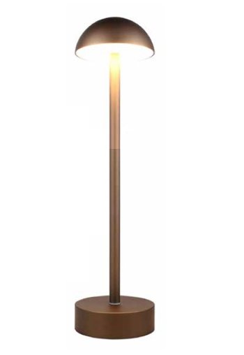 LAMPADA LED SLIM LARIO TAVOLO BRONZO