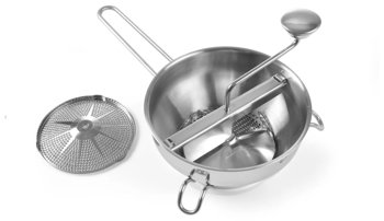 PASSAVERDURA INOX MAN.20cm.C/2 SETACCI