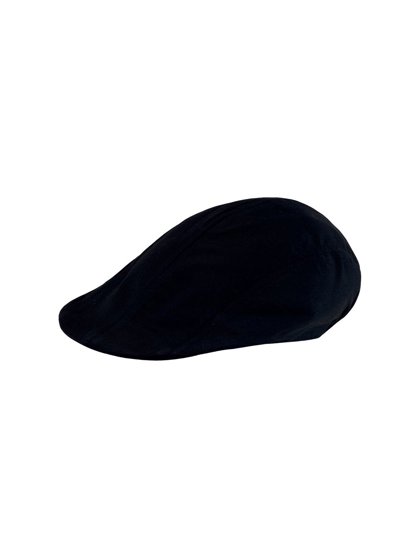 CAPPELLO COPPOLA C/CUCITURE JEANS NERO