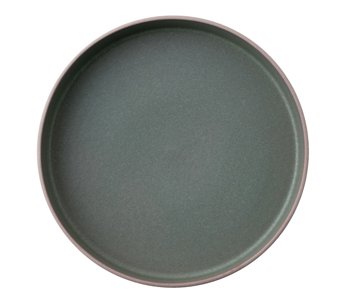 PIATTO FONDO 26,5 C/BORDO VERDE SANDIE