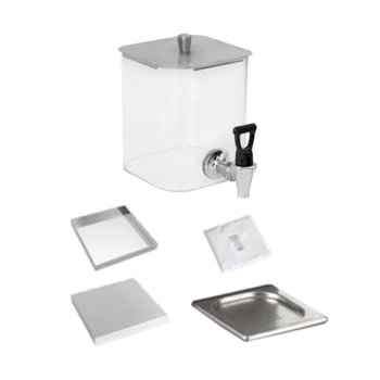 SET CONTEN.VETRO 5LT C/RUB REFReCOPE.