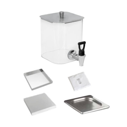 SET CONTEN.VETRO 5LT C/RUB REFReCOPE.