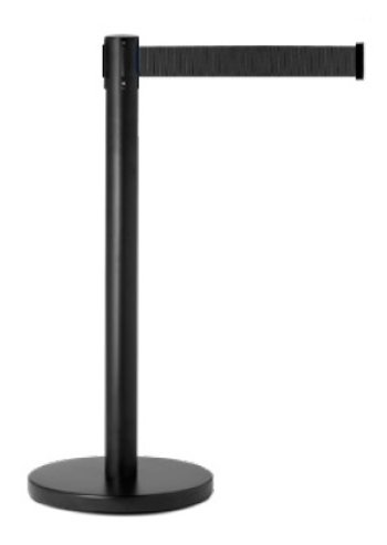 COLONNA NERA H104 P/NASTRO NERO 2,5MT