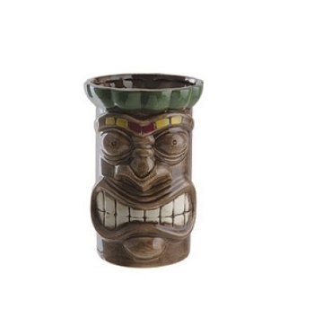 MUG TIKI TOTEM 55cl.VERDE h.15