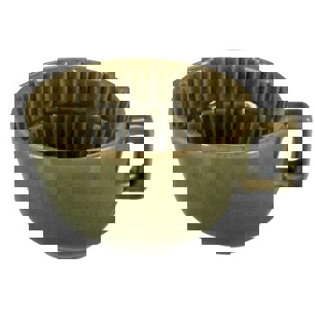 TAZZA CAFFE' 10cl.S/P.SEGMENTO VERDE