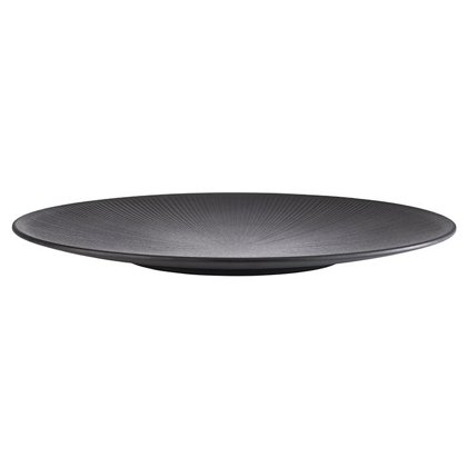 PIATTO ESP.BUFFET NERO 42cm.MELAMINA