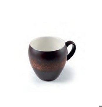 MUG CON MANICO ESTIA 45cl.RUGGINE/BCO