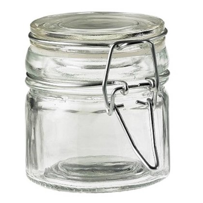 VASETTO VETRO C/COP e GUARNIZIONE 100ml 6x7h