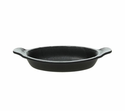 TEGAMINO OVALE 2M 20x11 NERO VULCANIA