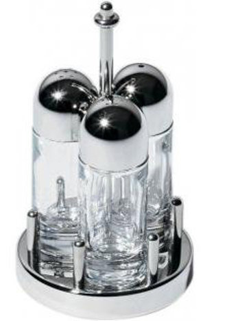 SALIERA 3PZ.INOX ALESSI