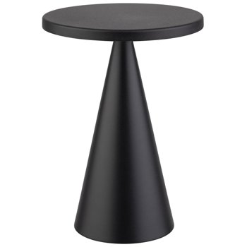 LAMPADA RICARICABILE NERA H.18 CONE