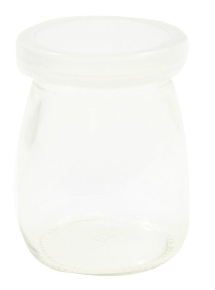 C/12 VASETTI C/COPERCHIO 12cl.FINGER D. 5cm h.7 cm
